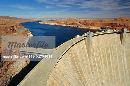 Glen Canyon Dam, Lake Powell, near Page, Arizona, United States of America
