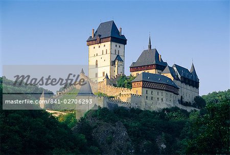 Burg Karlstein, Mittelböhmen, Tschechien, Europa