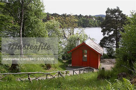 Chalet du compositeur Edvard Grieg à Troldhaugen, près de Bergen (Norvège), Scandinavie, Europe