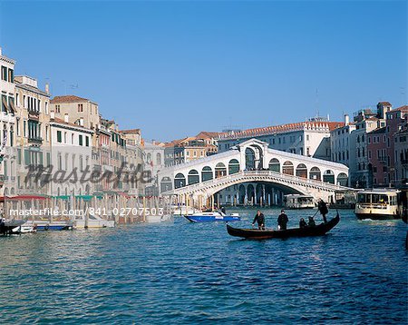 Pont du Rialto, Venise, UNESCO World Heritage Site, Veneto, Italie, Europe