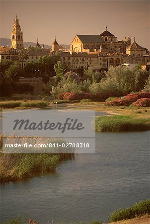 The Guadalquivir River and Alcazar, Cordoba, Andalucia (Andalusia), Spain, Europe