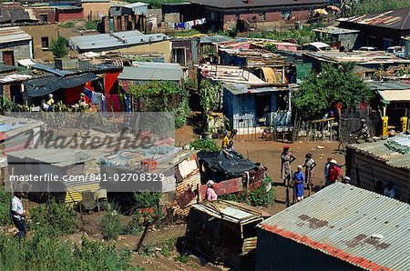 Squatter camp near Soweto, Johannesburg, South Africa, Africa