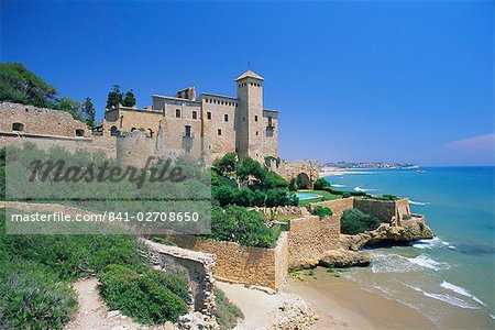 Schloss von Tamarit, Tarragona, Katalonien (Cataluna), Spanien, Europa