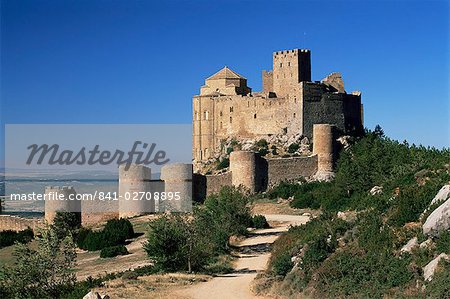 Castillo de Loarre, Loarre, Huesca, Aragon, Spain, Europe