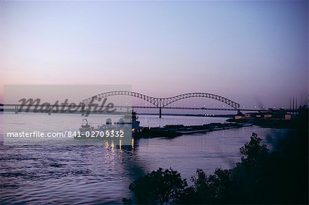 Mississippi River, Memphis, Tennessee, United States of America (U.S.A.), North America
