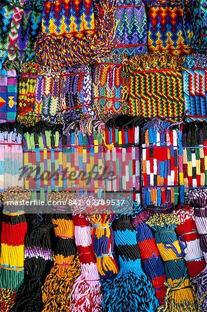 Friendship bracelets, Panajachel, Lake Atitlan, Guatemala, Central America