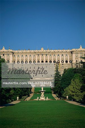 Le Palais Royal, Madrid, Espagne, Europe