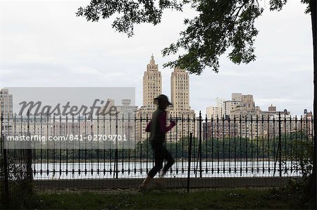 Jogger, Central Park, Manhattan, New York City, New York, Vereinigte Staaten von Amerika, Nordamerika