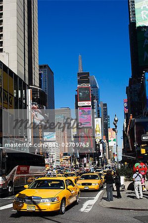 Times Square, Manhattan, New York City, New York, United States of America, North America