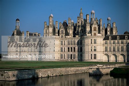 Chateau de Chambord, UNESCO World Heritage Site, Loir-et-Cher, Loire Valley, Centre, France, Europe