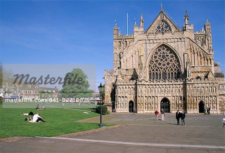 Exeter Cathedral, Exeter, Devon, England, United Kingdom, Europe