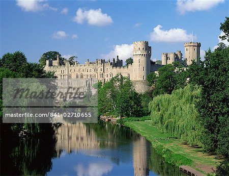 Château de Warwick, Warwickshire, Angleterre, Royaume-Uni, Europe