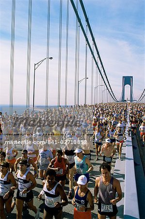 Läufer, Marathon, New York, New York State, Vereinigten Staaten von Amerika, Nordamerika