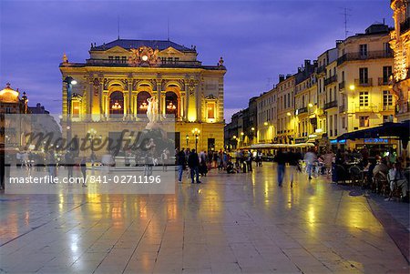 Place de la Comedie, Montpellier, Herault, Languedoc, France, Europe