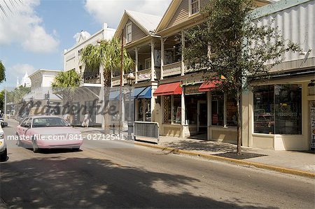 Pink taxis, Duval Street, Key West, Florida, United States of America, North America