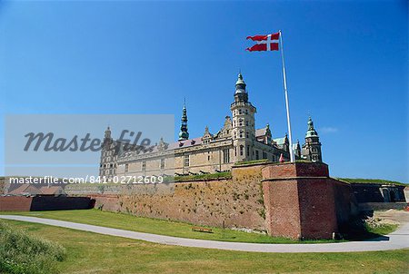 Kronborg Castle, Helsingor (Elsinore), Hamlet's castle, UNESCO World Heritage Site, Denmark, Scandinavia, Europe