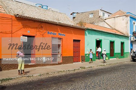 The old city of Praia on the Plateau, Praia, Santiago, Cape Verde Islands, Africa