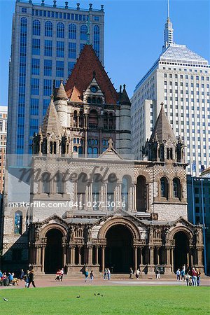 Dreifaltigkeitskirche 1877, Copley Square, Boston, Massachusetts, Vereinigte Staaten