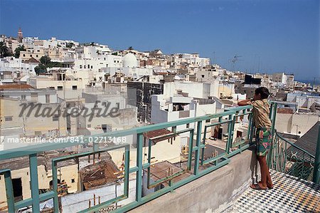 Toits de la médina, Tanger, Maroc, Afrique du Nord, l'Afrique