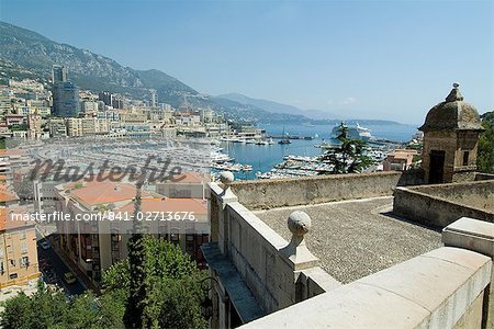 Vue depuis le Palais Royal, Monaco, Monaco-Veille, Méditerranée, Europe