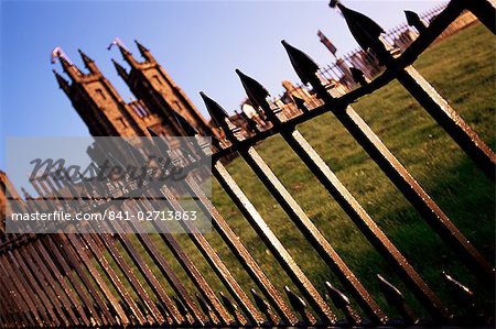 Railings, Scottish Parliament Building, Edinburgh, Scotland, United Kingdom, Europe