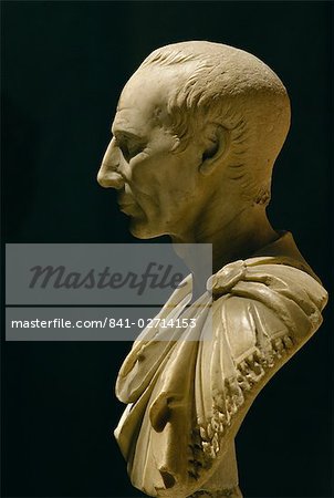 Bust of Julius Caesar, Vatican Museum, Rome, Lazio, Italy, Europe