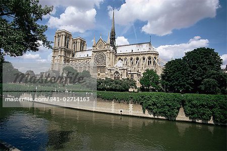 Notre Dame de Paris, Ile de la cité, Paris, France, Europe