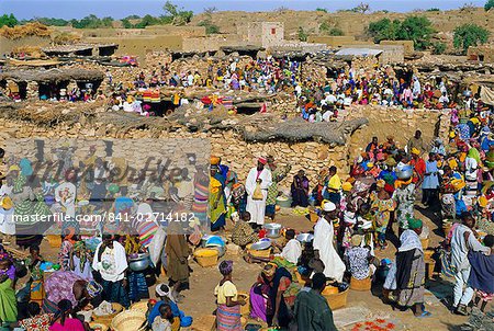 Markt, Dogon Gebiet, Sanga, Mali, Afrika