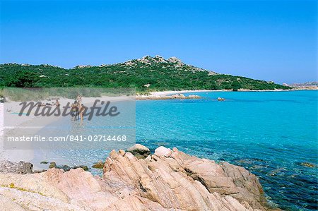 Cala dei Cavaliere, Insel Budelli, Maddalena-Archipel, Insel Sardinien, Mittelmeer, Europa