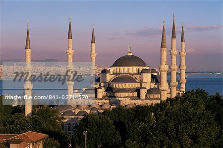 The Blue Mosque (Sultan Ahmet Mosque), UNESCO World Heritage Site, Istanbul, Marmara Region, Turkey