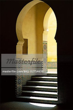 Tomb of Moulay Ismail, Meknes, UNESCO World Heritage Site, Morocco, North Africa, Africa