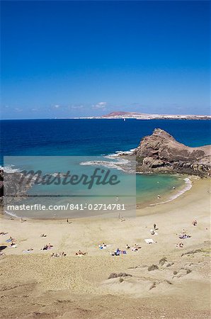 Papagayo beach, Lanzarote, Canary Islands, Spain, Atlantic Ocean, Europe