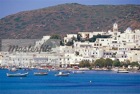 Adamas (Adhamas) (Adhamata) city and harbour, Milos, Cyclades islands, Greece, Mediterranean, Europe