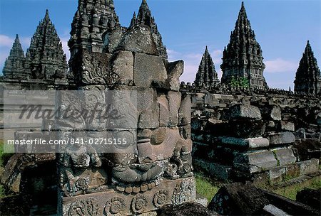 Hindu-Tempel von Candi Prambanan, UNESCO Weltkulturerbe, Region Yogyakarta, Insel Java, Indonesien, Südostasien, Asien