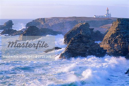Pointe de Poulains Blick vom Ster Vraz, NW-Küste, Belle-Ile-de-Mer, Breton Inseln, Morbihan, Frankreich