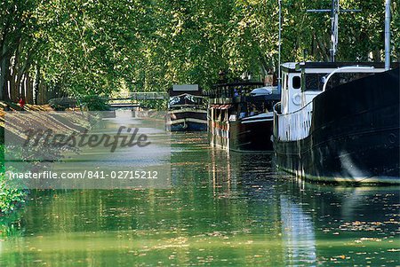 Canal de Brienne, Toulouse, Haute-Garonne, Midi-Pyrenees, France, Europe