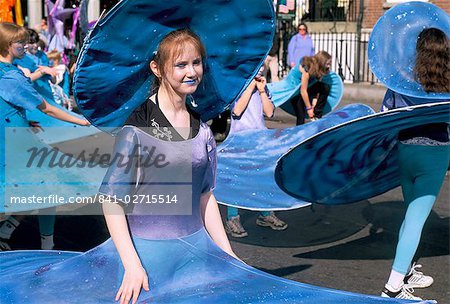 Saint-Patrick parade, Patrick Street, Dublin, County Dublin, Eire (Irlande), Europe