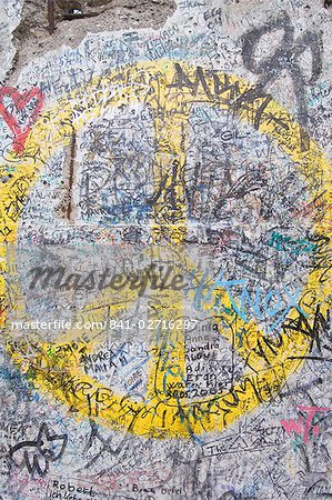 Berlin Wall, CND Sign, Berlin, Germany