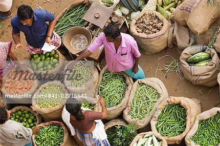 Market Trader, Trivandrum, Kerala, India