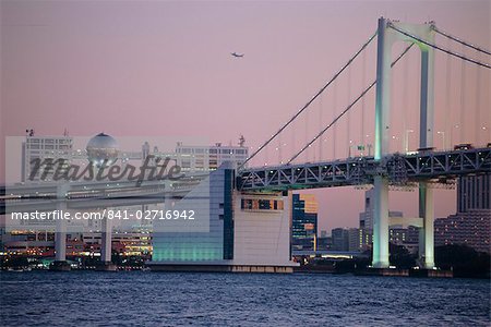 Odaiba, Rainbow Bridge, Tokyo, Japon Odaiba, Rainbow Bridge, Tokyo, Japon