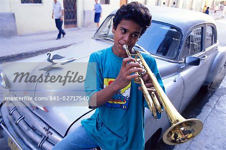 Straßenmusiker, Havanna, Habana Vieja, Zentralamerika, Westindien