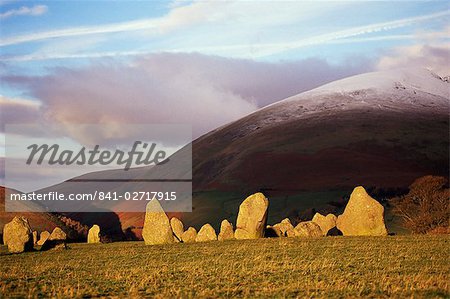 Castlerigg Stone Circle, Keswick, Cumbria, England, Vereinigtes Königreich, Europa