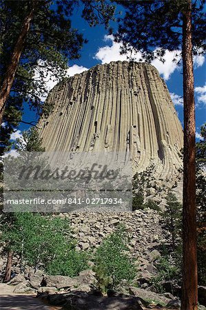 Devil's Tower, Devil's Tower National Monument, Wyoming, United States of America, North America