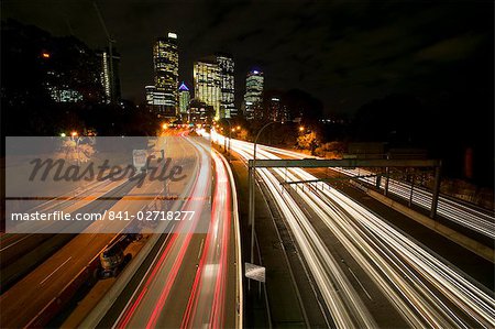 Downtown Sydney, Sydney by Night, New South Wales, Sydney, Australia