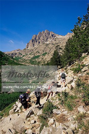 Gorges de la Restonica, Bergeries de Grotelle, Corse, France, Europe