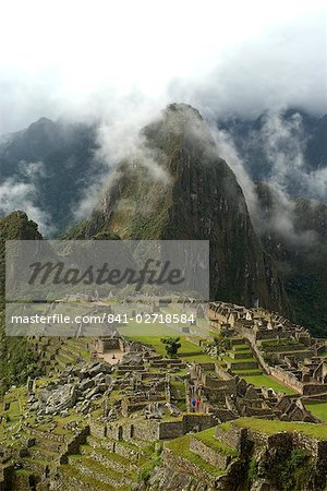 Machu Picchu, UNESCO World Heritage Site, Peru, South America