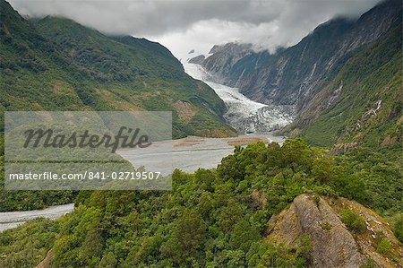 Franz Josef Glacier, Westland, Site du patrimoine mondial de l'UNESCO, île du Sud, Nouvelle-Zélande, Pacifique