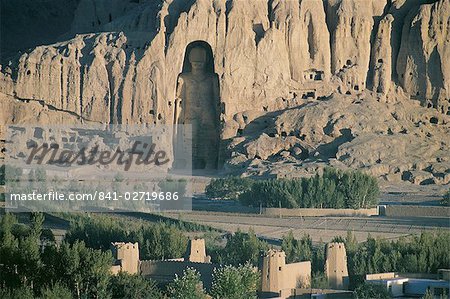 Buddha at Bamiyan, UNESCO World Heritage Site, since destroyed by the Taliban, Bamiyan, Afghanistan, Asia