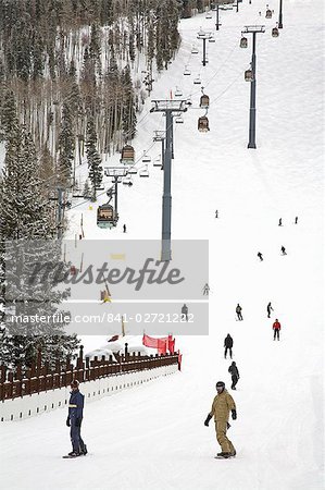 Lions Head Village ski run, Vail Ski Resort, Rocky Mountains, Colorado, United States of America, North America