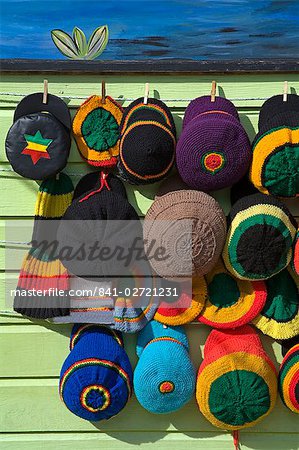 Marché d'artisanat, Montego Bay, Jamaïque, Antilles, Caraïbes, Amérique centrale